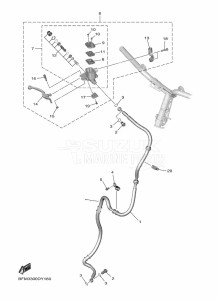 ESS025 drawing FRONT MASTER CYLINDER