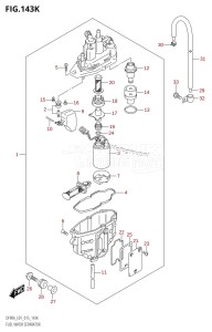 DF90A From 09003F-510001 (E01 E40)  2015 drawing FUEL VAPOR SEPARATOR (DF90ATH:E40)