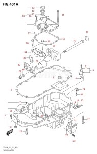 DF150AZ From 15003Z-910001 (E01 E40)  2019 drawing ENGINE HOLDER