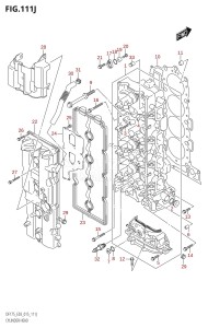 DF175T From 17502F-510001 (E03)  2015 drawing CYLINDER HEAD (DF150ST:E03)