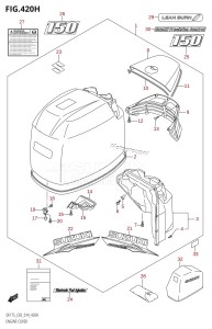 DF175TG From 17502F-410001 (E03)  2014 drawing ENGINE COVER (DF150ZG:E03)