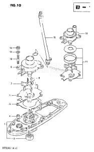 DT85 From 8501-614766 ()  1986 drawing WATER PUMP