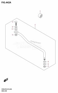 DF15A From 01504F-510001 (P03)  2015 drawing DRAG LINK (DF9.9BR:P03)