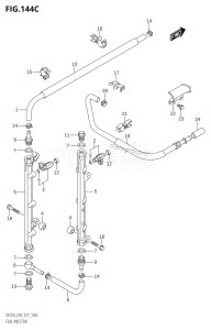 DF250ST From 25004F-710001 (E03)  2017 drawing FUEL INJECTOR (DF225T:E03)