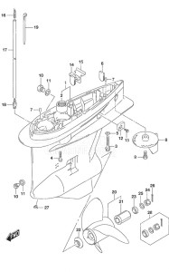 DF 200A drawing Gear Case