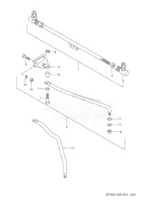 DT25C From 02507-461001 ()  1994 drawing OPTIONAL : TIE-ROD