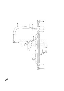 Outboard DF 115A drawing Fuel Injector