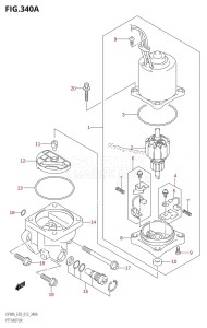 DF80A From 08002F-210001 (E03)  2012 drawing PTT MOTOR