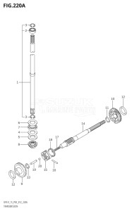 00993F-110001 (2011) 9.9hp P03-U.S.A (DF9.9T  DF9.9TH) DF9.9 drawing TRANSMISSION (DF9.9T:P03)