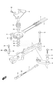 DF 175A drawing Throttle Rod