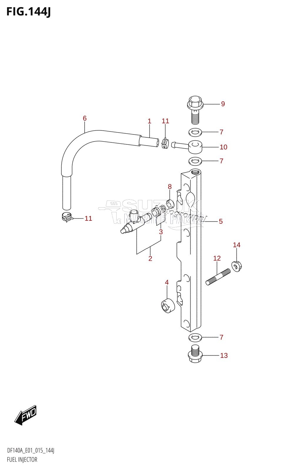 FUEL INJECTOR (DF140AZ:E40)