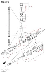 DF250 From 25003F-710001 (E01 E40)  2017 drawing TRANSMISSION (DF225Z:E01)