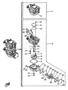 20DEO drawing CARBURETOR