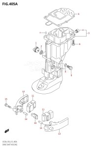 DF20A From 02002F-310001 (P03)  2013 drawing DRIVE SHAFT HOUSING