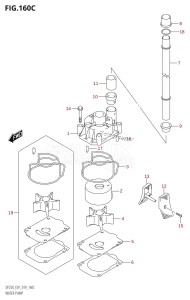 DF250Z From 25003Z-910001 (E40)  2019 drawing WATER PUMP (DF200Z:E01)