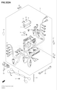 14003Z-410001 (2014) 140hp E01-Gen. Export 1 (DF140AZ) DF140AZ drawing HARNESS (DF100AT:E01)