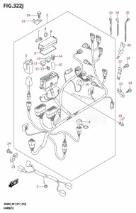 DF50A From 05004F-710001 (E01)  2017 drawing HARNESS (DF60AQH:E01)