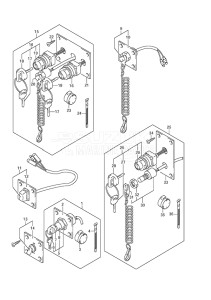 Outboard DF 175 drawing Switch