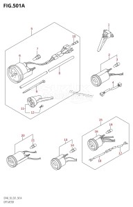 DF50 From 05001F-421001 (E01 E40)  2004 drawing OPT:METER (X,Y,K1,K2,K3,K4)