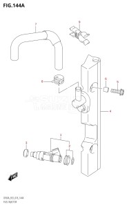 05003F-810001 (2018) 50hp E03-USA (DF50A) DF50A drawing FUEL INJECTOR