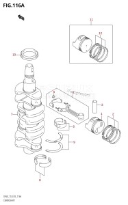 DF60 From 06001F-980001 (E03)  2009 drawing CRANKSHAFT