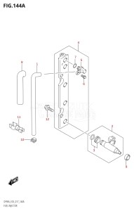 08002F-710001 (2017) 80hp E03-USA (DF80AT) DF80A drawing FUEL INJECTOR