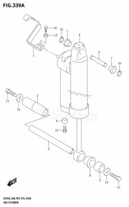 DF25A From 02504F-510001 (P01)  2015 drawing GAS CYLINDER (DF30AQ:P01)