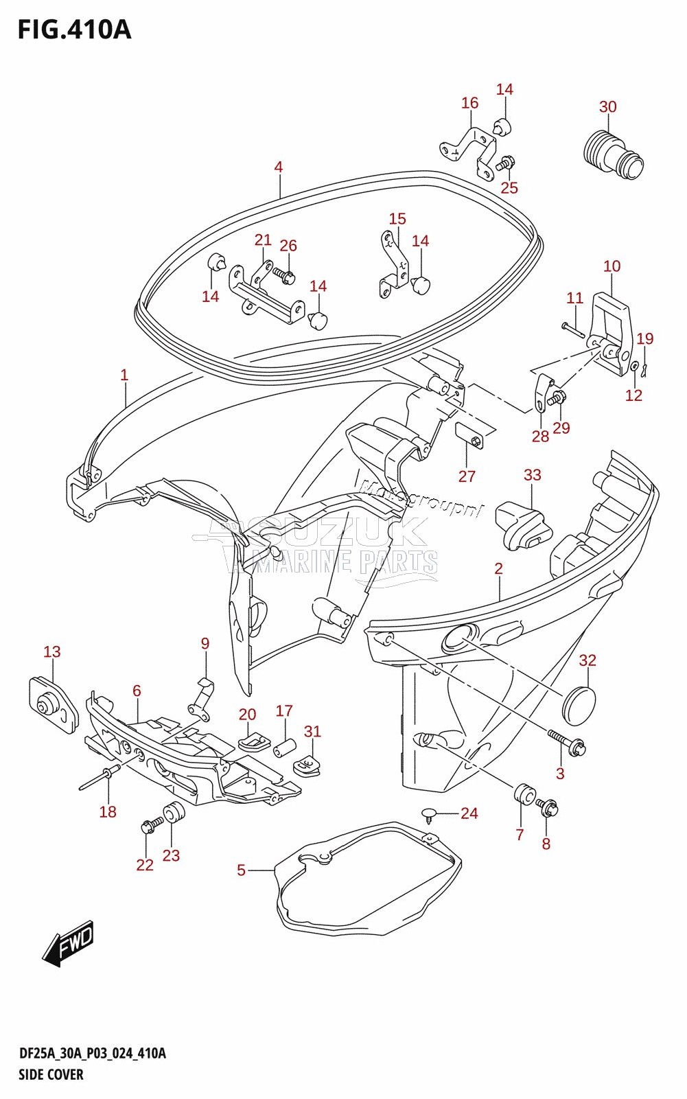 SIDE COVER (DF25A)