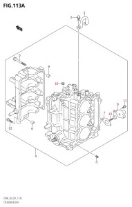 DF50 From 05001F-510001 (E01 E40)  2005 drawing CYLINDER BLOCK