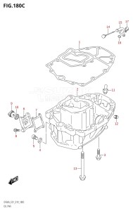 05003F-910001 (2019) 50hp E01-Gen. Export 1 (DF50AT  DF50ATH) DF50A drawing OIL PAN (DF60AQH,DF60ATH,DF50AVT,DF50AVTH,DF60AVT,DF60AVTH)