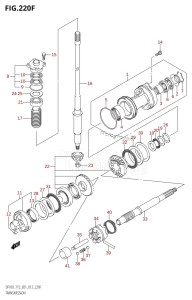 DF115Z From 11502Z-210001 (E01 E40)  2012 drawing TRANSMISSION (DF115Z:E40)