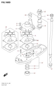 DT40 From 04005K-510001 ()  2015 drawing WATER PUMP (DT40WR:P90)