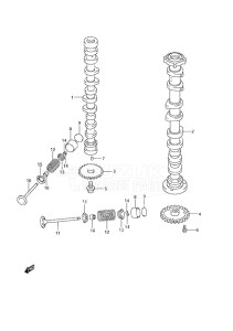 Outboard DF 90A drawing Camshaft