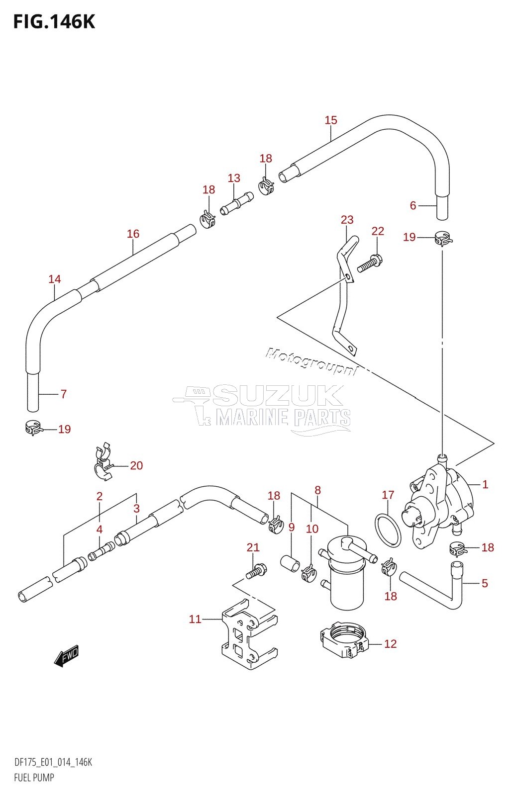 FUEL PUMP (DF175T:E40)