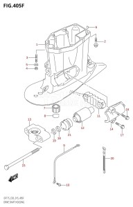 DF150ZG From 15002Z-510001 (E03)  2015 drawing DRIVE SHAFT HOUSING (DF175TG:E03)