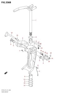 DF200 From 20002F-210001 (E01 E40)  2012 drawing SWIVEL BRACKET (DF200T:E40:X-TRANSOM)