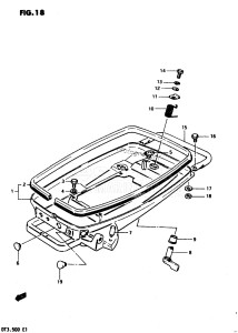 DT3.5 From 0351-300001 ()  1983 drawing LOWER COVER