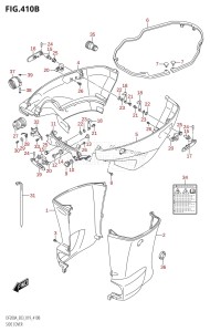 DF175AZ From 17503Z-910001 (E03)  2019 drawing SIDE COVER (DF200AZ,DF175AZ,DF150AZ)