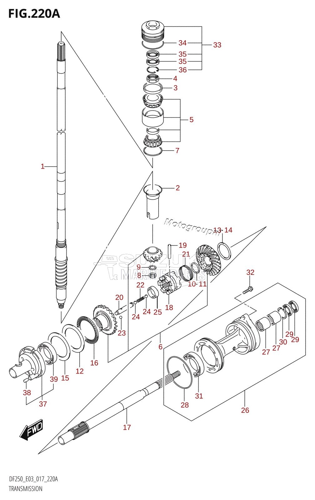 TRANSMISSION (DF200T:E03)