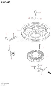 DF40 From 04001F-510001 (E01)  2005 drawing MAGNETO (K5,K6,K7,K8,K9,K10)