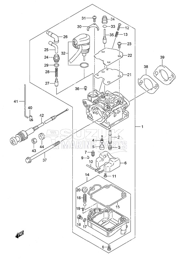 Carburetor Non-Remote Control