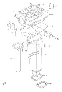 DT50 From 05004-461001 ()  1994 drawing ENGINE HOLDER