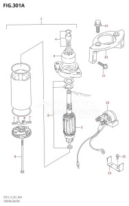 DT9.9 From 00991K-510001 (E13 E36)  2005 drawing STARTING MOTOR