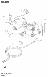 DF9.9A From 00994F-210001 (P03)  2012 drawing HARNESS (DF9.9AR:P01)