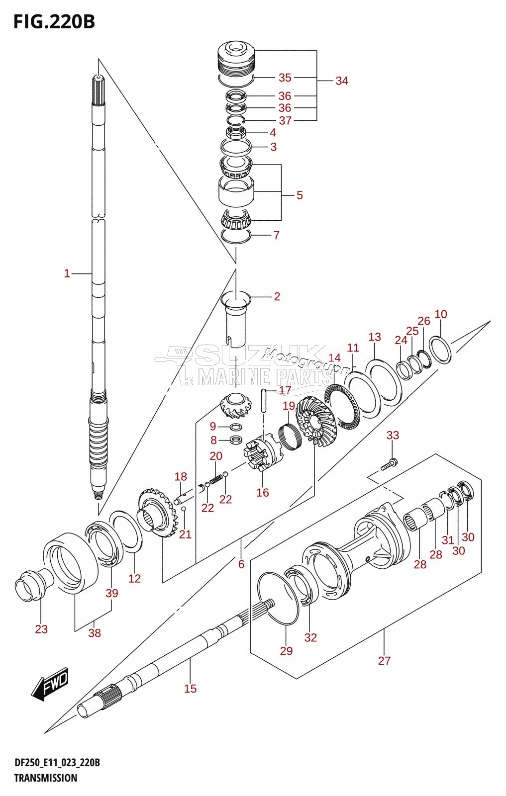 TRANSMISSION (DF200Z)