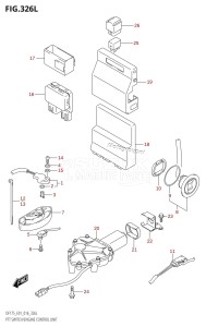 DF175T From 17502F-610001 (E01 E40)  2016 drawing PTT SWITCH /​ ENGINE CONTROL UNIT (DF175TG:E01)