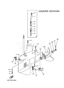 FL150AETX drawing PROPELLER-HOUSING-AND-TRANSMISSION-4