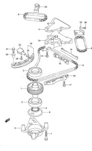 DF 250 drawing Timing Chain