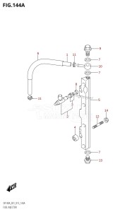 DF140A From 14003F-510001 (E01 E40)  2015 drawing FUEL INJECTOR (DF100AT:E01)