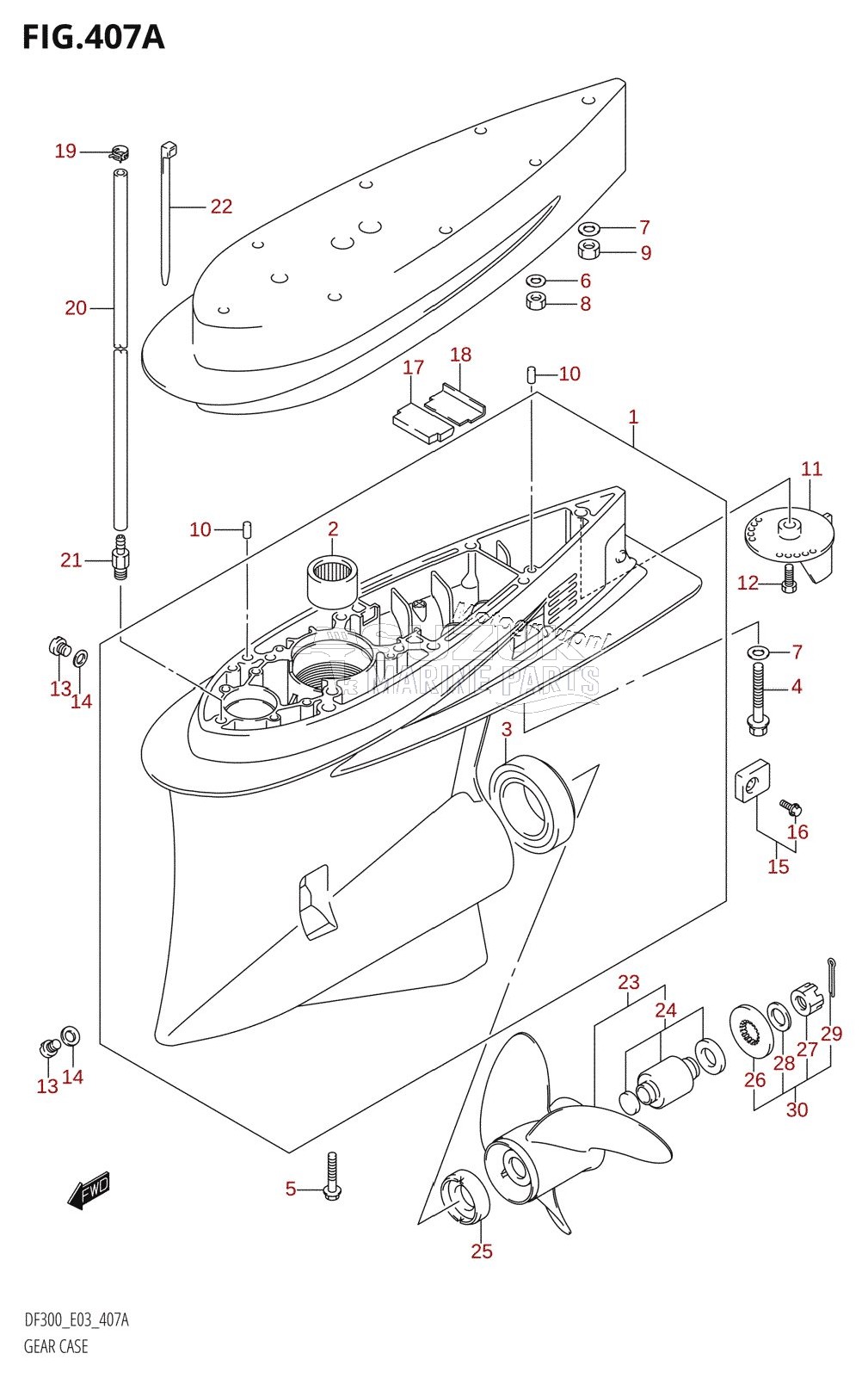 GEAR CASE (DF300T)